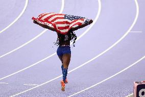 (PARIS2024) FRANCE-PARIS-OLY-ATHLETICS-4X100M RELAY-WOMEN