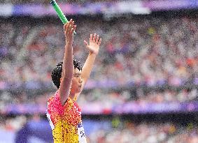 (PARIS2024) FRANCE-PARIS-OLY-ATHLETICS-4X100M RELAY-MEN