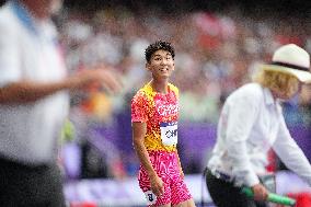 (PARIS2024) FRANCE-PARIS-OLY-ATHLETICS-4X100M RELAY-MEN