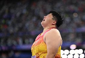 (PARIS2024) FRANCE-PARIS-OLY-ATHLETICS-SHOT PUT-WOMEN