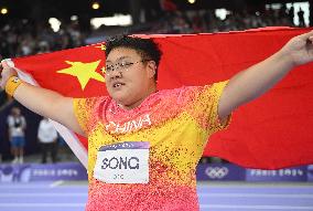 (PARIS2024) FRANCE-PARIS-OLY-ATHLETICS-SHOT PUT-WOMEN