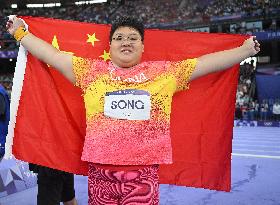 (PARIS2024) FRANCE-PARIS-OLY-ATHLETICS-SHOT PUT-WOMEN