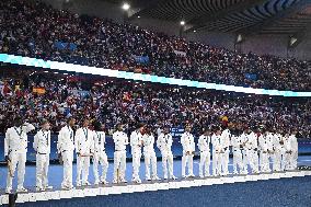 Paris 2024 - Football Podium - Team France Wins Silver