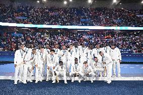 Paris 2024 - Football Podium - Team France Wins Silver