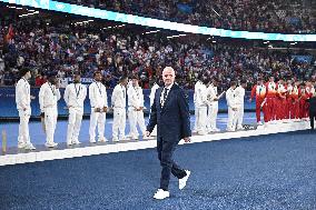 Paris 2024 - Football Podium - Team France Wins Silver