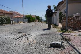 ISRAEL-KIRYAT SHMONA-ROCKET ATTACK