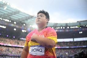 (PARIS2024) FRANCE-PARIS-OLY-ATHLETICS-SHOT PUT-WOMEN