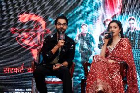 Bollywood Actors Rajkumar Rao And Shraddha Kapoor At 'Stree-2' Movie Promotion In Jaipur