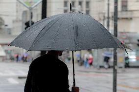 Rain In The City Of São Paulo