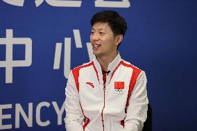 (PARIS2024) FRANCE-PARIS-OLY-TABLE TENNIS-MA LONG-INTERVIEW