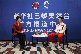 (PARIS2024) FRANCE-PARIS-OLY-TABLE TENNIS-MA LONG-INTERVIEW