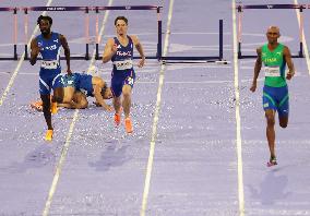 (PARIS2024) FRANCE-PARIS-OLY-ATHLETICS-400M HURDLES-MEN