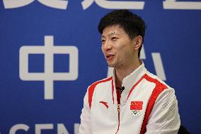 (PARIS2024) FRANCE-PARIS-OLY-TABLE TENNIS-MA LONG-INTERVIEW