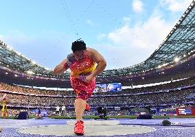 (PARIS2024) FRANCE-PARIS-OLY-ATHLETICS-SHOT PUT-WOMEN