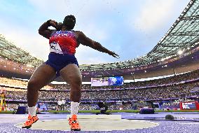 (PARIS2024) FRANCE-PARIS-OLY-ATHLETICS-SHOT PUT-WOMEN