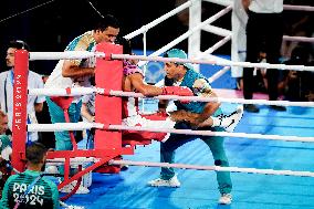 Paris 2024 - Boxing 71kg - Asadkhuja Muydinkhujaev Wins Gold