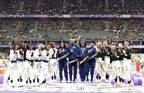 (PARIS2024) FRANCE-PARIS-OLY-ATHLETICS-4X100M RELAY-WOMEN