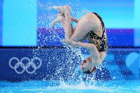 (PARIS2024) FRANCE-SAINT-DENIS-OLY-ARTISTIC SWIMMING