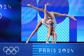 (PARIS2024) FRANCE-SAINT-DENIS-OLY-ARTISTIC SWIMMING