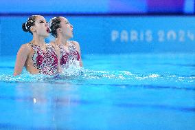 (PARIS2024) FRANCE-SAINT-DENIS-OLY-ARTISTIC SWIMMING