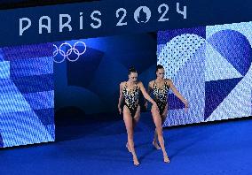 (PARIS2024) FRANCE-SAINT-DENIS-OLY-ARTISTIC SWIMMING