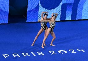 (PARIS2024) FRANCE-SAINT-DENIS-OLY-ARTISTIC SWIMMING