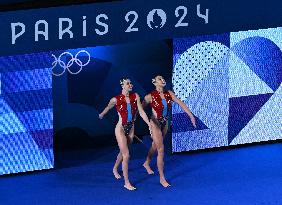 (PARIS2024) FRANCE-SAINT-DENIS-OLY-ARTISTIC SWIMMING