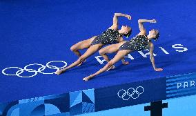 (PARIS2024) FRANCE-SAINT-DENIS-OLY-ARTISTIC SWIMMING