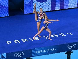 (PARIS2024) FRANCE-SAINT-DENIS-OLY-ARTISTIC SWIMMING