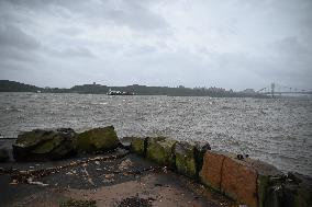 Damage Caused By Rainstorms And Debby At Palisades Interstate Park