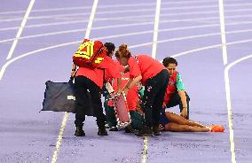 Paris 2024 - Alessia Zarbo Collapses During 10,000 m Final