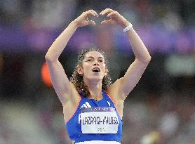 Paris 2024 - Auriana Lazraq-Khlass At Women's Heptathlon 800m