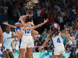 Paris 2024 - France Qualify For Women’s Basketball Final