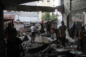 (PhotoFlash)MIDEAST-GAZA-ISRAELI AIRSTRIKE