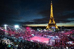 Paris 2024 - General view of the Eiffel Tower Stadium