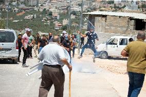 Palestinians Protest Against Israeli Settlements - West Bank