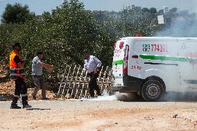 Palestinians Protest Against Israeli Settlements - West Bank