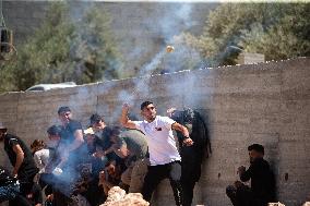 Palestinians Protest Against Israeli Settlements - West Bank