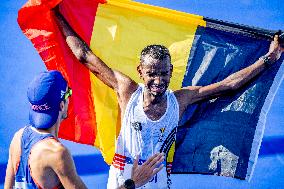 Paris 2024 - Marathon - Belgian Bashir Abdi Wins Silver