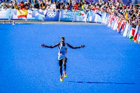 Paris 2024 - Marathon - Belgian Bashir Abdi Wins Silver