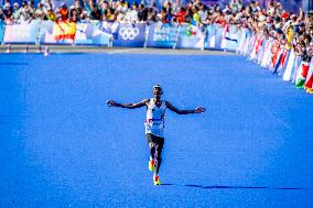 Paris 2024 - Marathon - Belgian Bashir Abdi Wins Silver