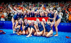 Paris 2024 - Netherlands Win Women's Bronze In Water Polo