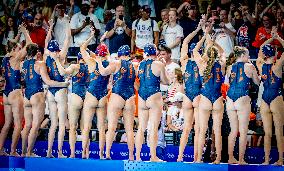 Paris 2024 - Netherlands Win Women's Bronze In Water Polo