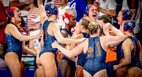 Paris 2024 - Netherlands Win Women's Bronze In Water Polo