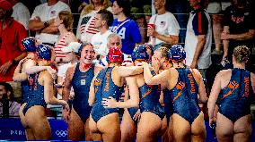 Paris 2024 - Netherlands Win Women's Bronze In Water Polo