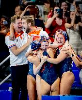 Paris 2024 - Netherlands Win Women's Bronze In Water Polo