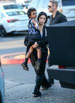 Kim Kardashian At Her Son's Basketball Match - LA