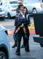 Kim Kardashian At Her Son's Basketball Match - LA