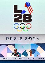 (PARIS2024) FRANCE-PARIS-OLY-IOC-PRESS CONFERENCE-LA28