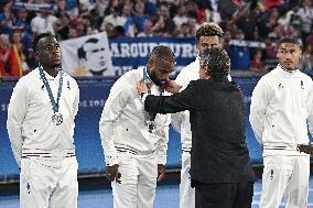 Paris 2024 - Football Podium - Team France Wins Silver